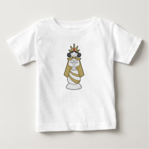 T-shirt Pour Bébé Échecs Queen Crown Chess
