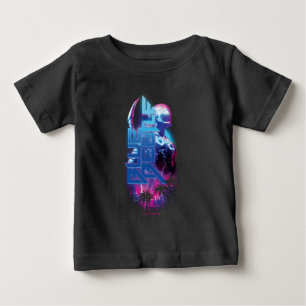 T-shirt Pour Bébé Éclairage de la ville rétrovague de dendroctones b