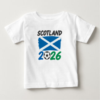 T-shirt Pour Bébé Écosse 2026 Design de fan de football / Saltire et