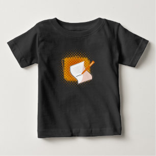 T-shirt Pour Bébé Écriture Lover