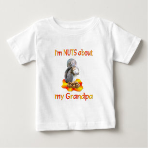 T-shirt Pour Bébé Écrous au sujet de grand-papa