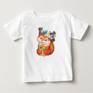 T-shirt Pour Bébé Écureuil