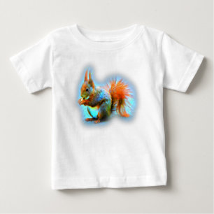 T-shirt Pour Bébé Écureuil au style moderne