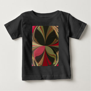 T-shirt Pour Bébé Edgy Earth Kaleidoscope Art