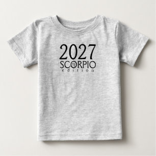 T-shirt Pour Bébé Édition Scorpion 2027 avec symbole T-Shirt Bébé