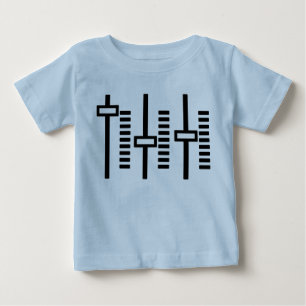 T-shirt Pour Bébé Edm bleu de volume de musique de Chambre de bébé