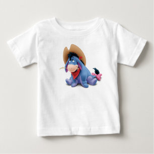 T-shirt Pour Bébé Eeyore en costume Cowboy