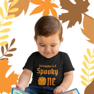 T-shirt Pour Bébé Éffrayant un 1er anniversaire