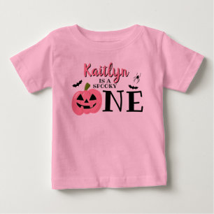 T-shirt Pour Bébé Éffrayant Un Halloween 1er Anniversaire