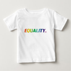 T-shirt Pour Bébé Égalité orgueil lgbtq lgbt queer gay couleurs arc-