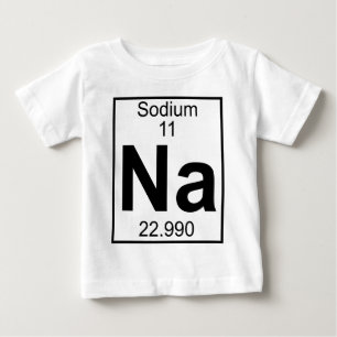 T-shirt Pour Bébé Élément 011 - Na - Sodium (plein)
