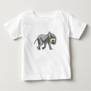 T-shirt Pour Bébé Elephant à Handball Sports
