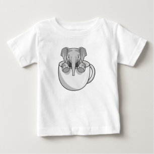 T-shirt Pour Bébé Elephant avec la coupe
