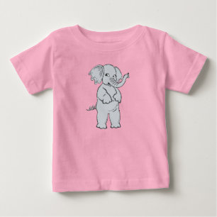 T-shirt Pour Bébé Eléphant bébé doux