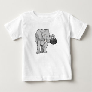 T-shirt Pour Bébé Éléphant de bowling