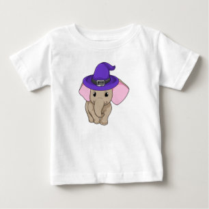 T-shirt Pour Bébé Éléphant en sorcier