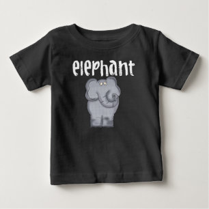 T-shirt Pour Bébé Éléphant gris