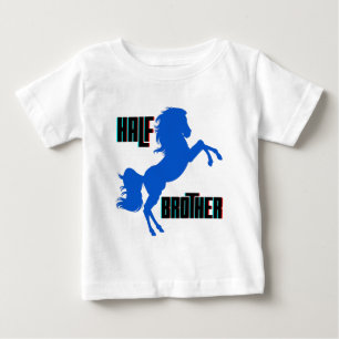 T-shirt Pour Bébé Élevage de chevaux de demi-frère