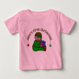 T-shirt Pour Bébé Elf Baby African American 1er Noël