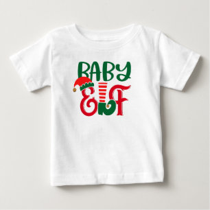 T-shirt Pour Bébé Elfe de Noël