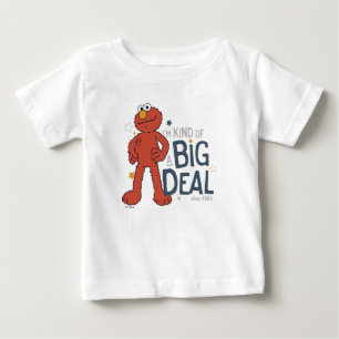 T-shirt Pour Bébé Elmo Je suis plutôt une grosse pointure