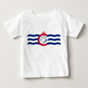 T-shirt Pour Bébé Emblème de Cincinnati, T-shirt bébé de l'Ohio