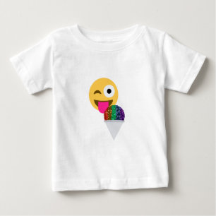 T-shirt Pour Bébé émoticône de parties scintillant