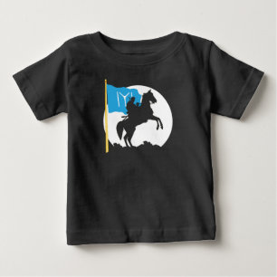 T-shirt Pour Bébé Empire de tabouret de drapeau d'Ertugrul Bey Kayi