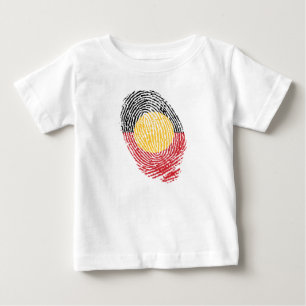 T-shirt Pour Bébé empreintes digitales de l'Australie aborigène