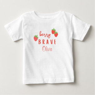 T-shirt Pour Bébé enfance courageuse cancer malade enfants nom perso