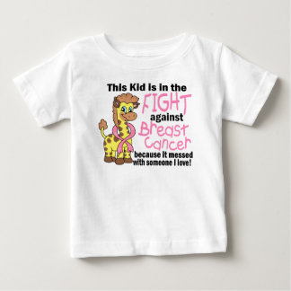 T-shirt Pour Bébé Enfant dans le combat contre le cancer du sein