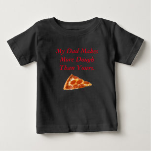 T-shirt Pour Bébé Enfant de la pâte de pizza