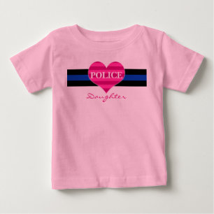 T-shirt Pour Bébé ENFANT EN BAS ÂGE de fille de police