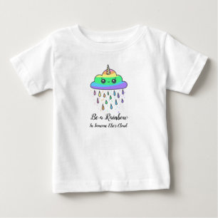 T-shirt Pour Bébé Enfants Rainbow Cloud Graphic Tee