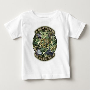 T-shirt Pour Bébé Ensemble, nous choisissons la paix