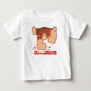T-shirt Pour Bébé Epave-le Ralph Pounding Bricks