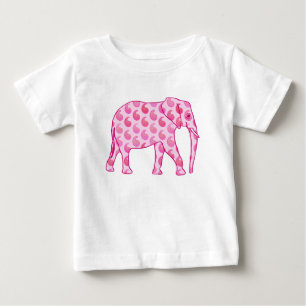 T-shirt Pour Bébé Ephène de mer - rose glacé et fuchsia