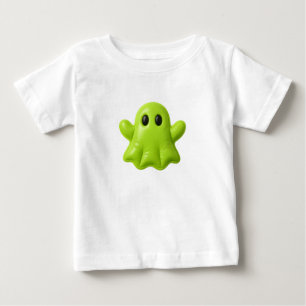 T-shirt Pour Bébé Époux - Joli Fantôme Vert Tee