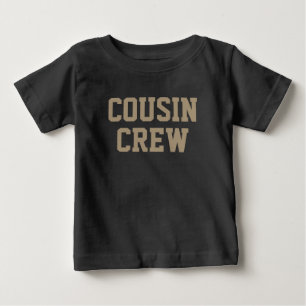T-shirt Pour Bébé Équipage Cousin Enfants Brown à l'ombre