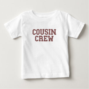 T-shirt Pour Bébé Équipage Cousin   Rust Kids Baby