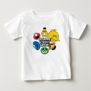 T-shirt Pour Bébé Équipe de 1, rue Sésame