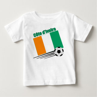 T-shirt Pour Bébé Équipe de Côte d'Ivoire