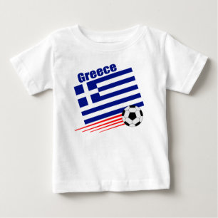 T-shirt Pour Bébé Équipe de football grecque