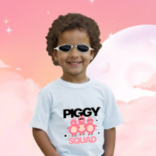 T-shirt Pour Bébé Équipe de piggies roses