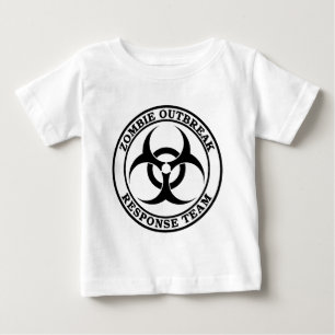 T-shirt Pour Bébé Équipe de réponse de manifestation de zombi