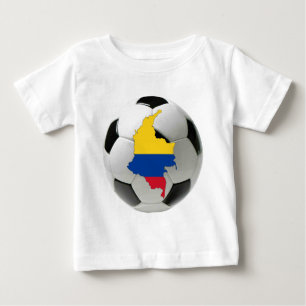 T-shirt Pour Bébé Équipe nationale de la Colombie