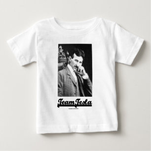 T-shirt Pour Bébé Équipe Tesla (Nikola Tesla)