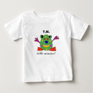 T-shirt Pour Bébé Équipement de bébé de monstre de chatouillement