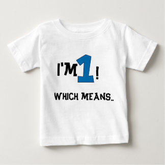 T-shirt Pour Bébé ęr anniversaire