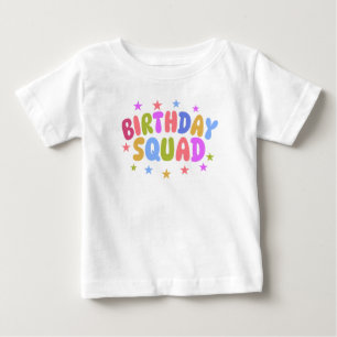 T-shirt Pour Bébé Escouade d'anniversaire